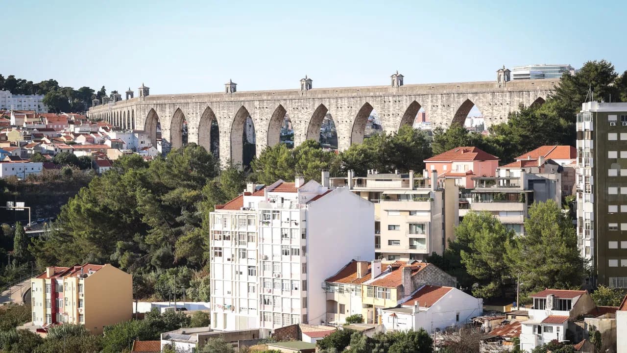 Portugal investe na preservação do histórico Aqueduto